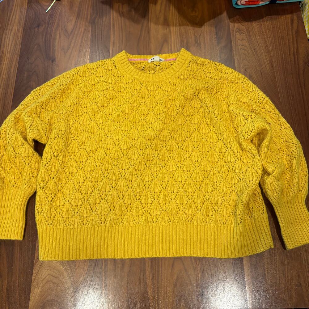NWT Size XL Boden Chunky Pointelle Sweater